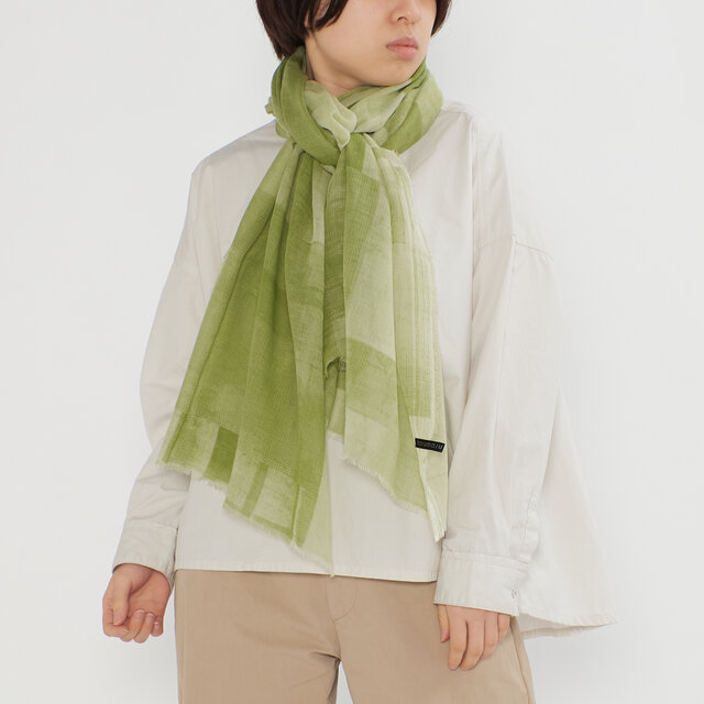 さらっと軽やかなコットンストール - KASURI / STONE BLOCK