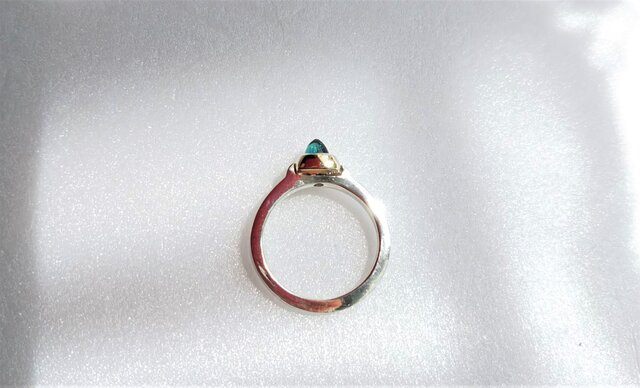 k10+sv925 インディゴライト トルマリンのリング | iichi 日々の暮らし