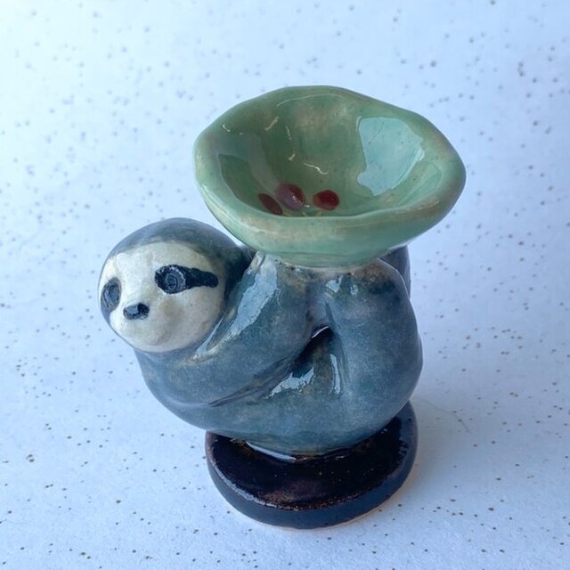 陶ちょっと持っててねスタンド「ミツユビナマケモノ」の画像1枚目