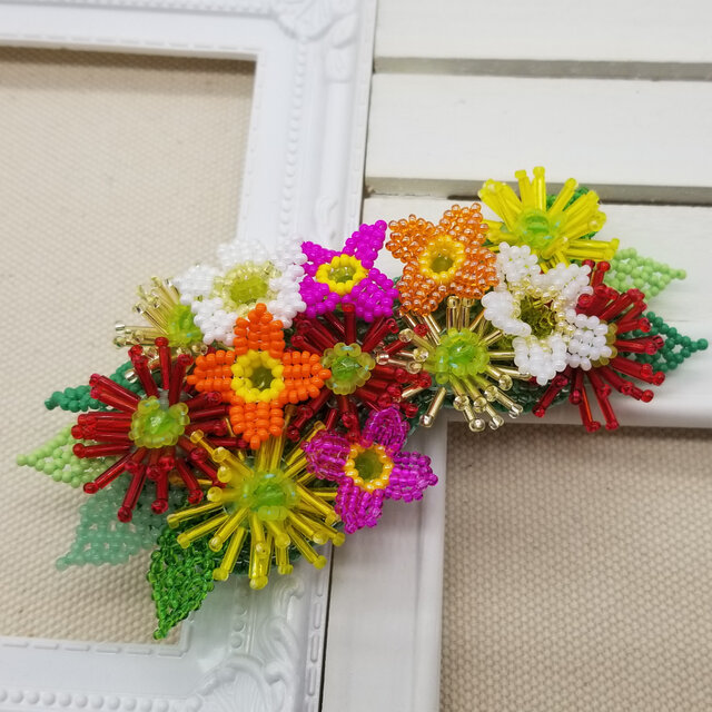バレッタ Bouquet (ビビッドガーベラ)の画像1枚目