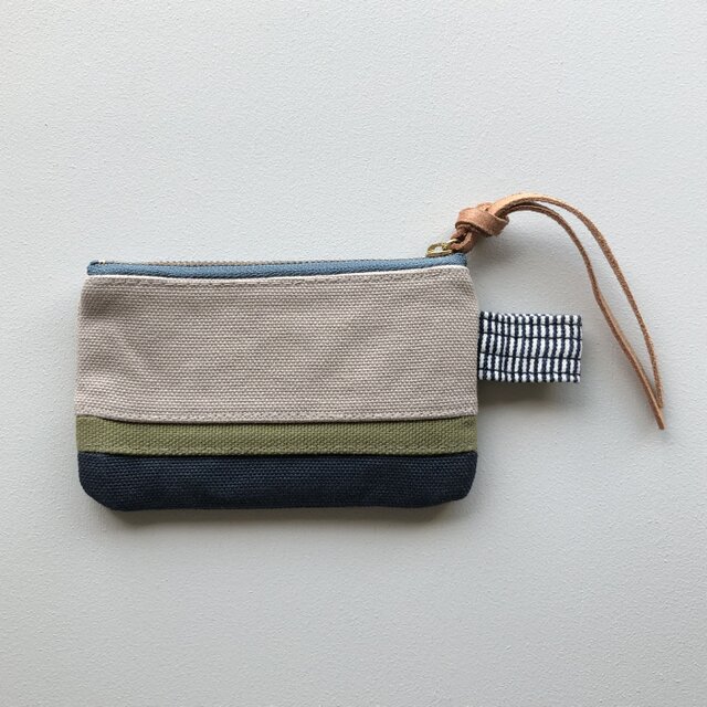 3色 ポーチ S / グレー系
