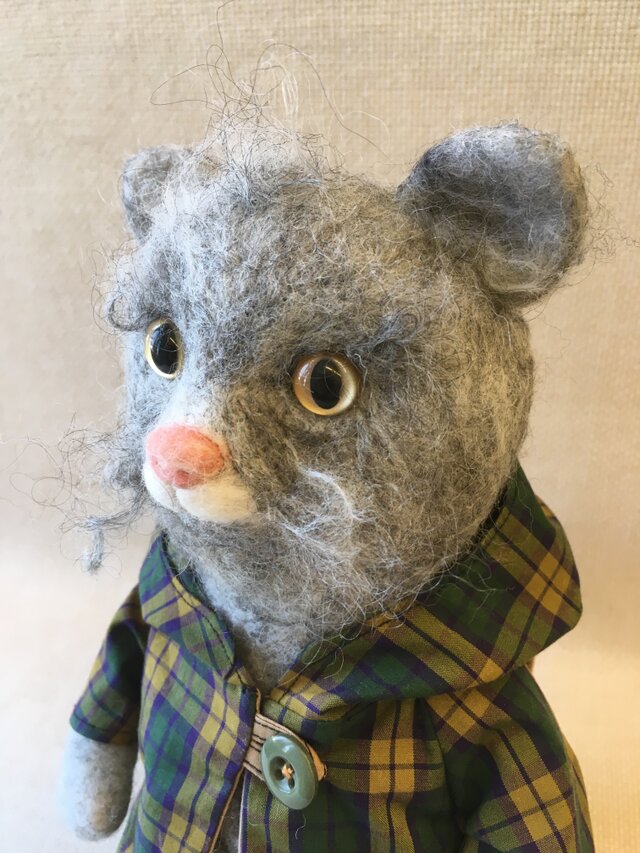 動物シリーズ「ジャケットを着たネコ」の画像1枚目