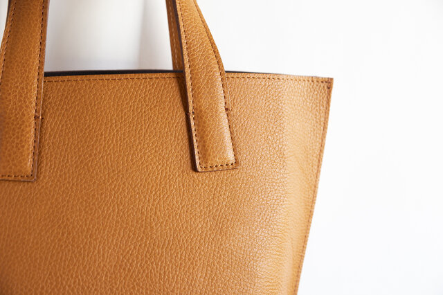 エンボスシュリンク レザー トートバッグ レディース ミニトートバッグ