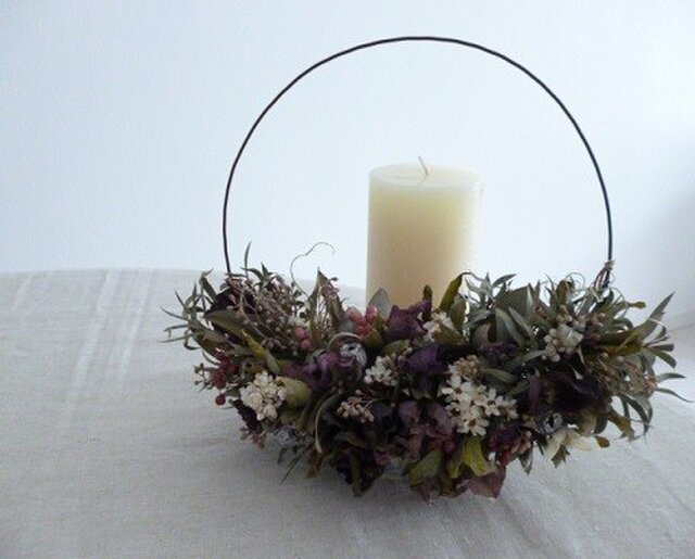 ハーフムーンリース iichi ハンドメイド・クラフト作品・手仕事品の通販