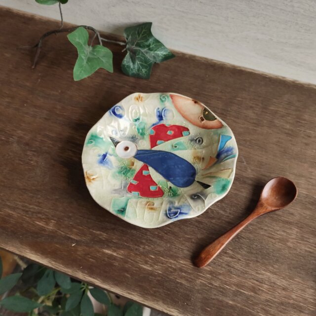 明るく、楽しく、美味しく！ TIDORI　取り皿２　２０２１