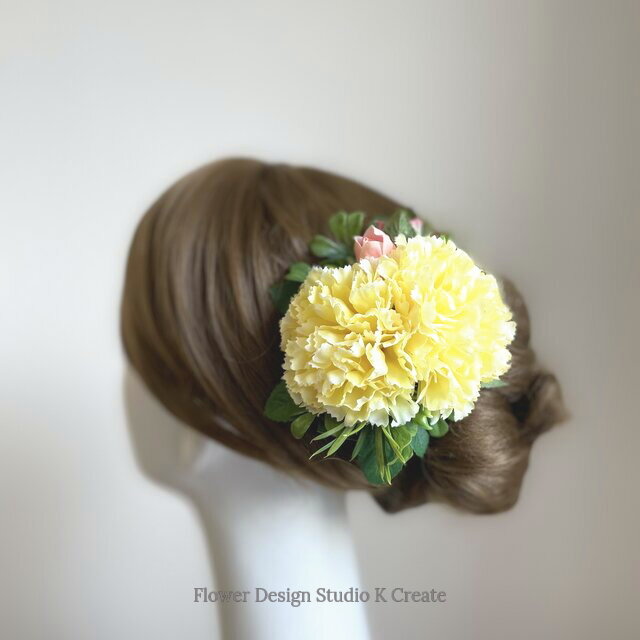 フラメンコ ダンス髪飾りに カーネーションのヘアクリップ Iichi ハンドメイド クラフト作品 手仕事品の通販