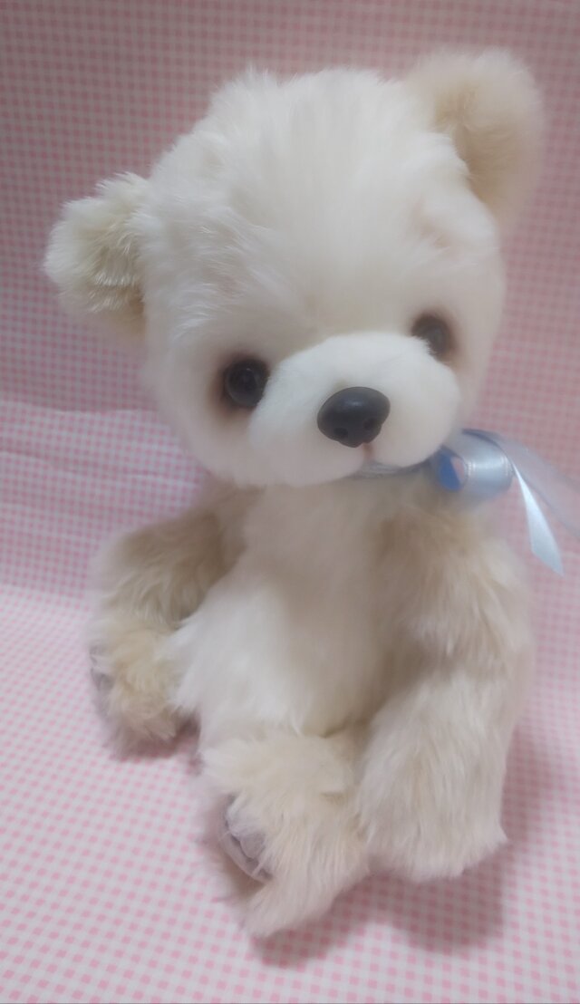 ふわふわぬいぐるみ☆フェイクファー☆ゆめかわパンダさん☆