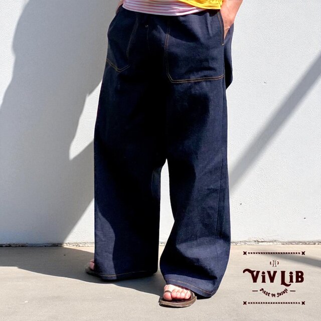 エビス特徴的なステッチのデニムパンツ 3_bosZVgo.jpg