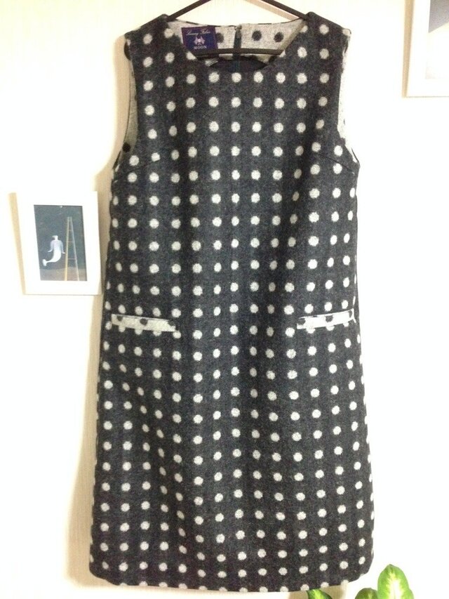 イギリスＭＯＯＮ社ウール生地ジャンパースカートなな様注文欄