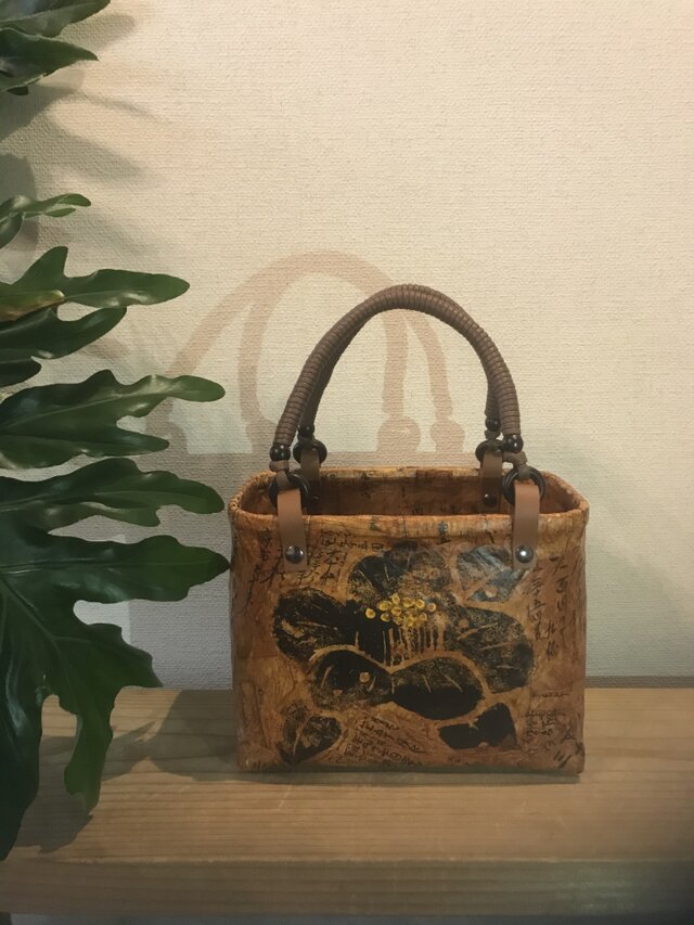 一閑張り（一貫張り）バッグ