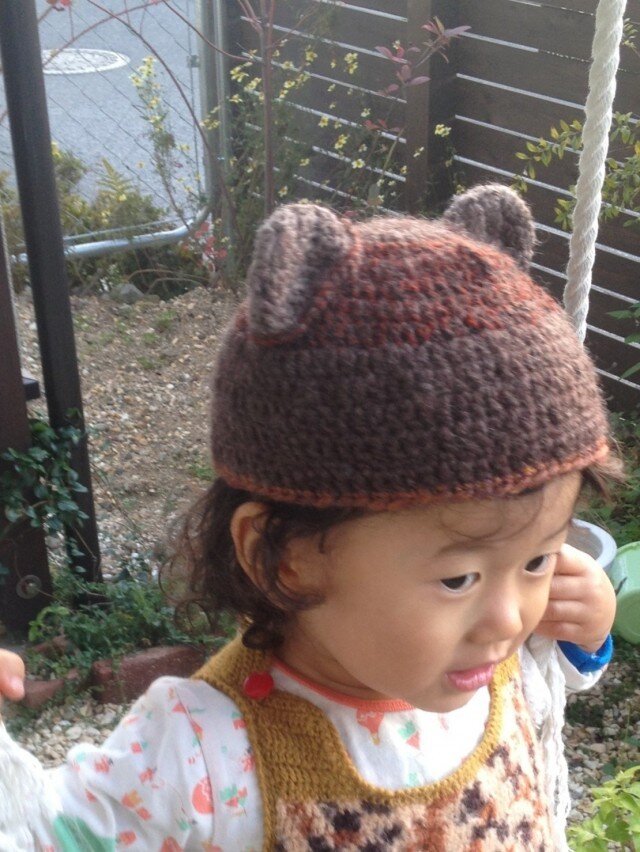 くまさんニット帽