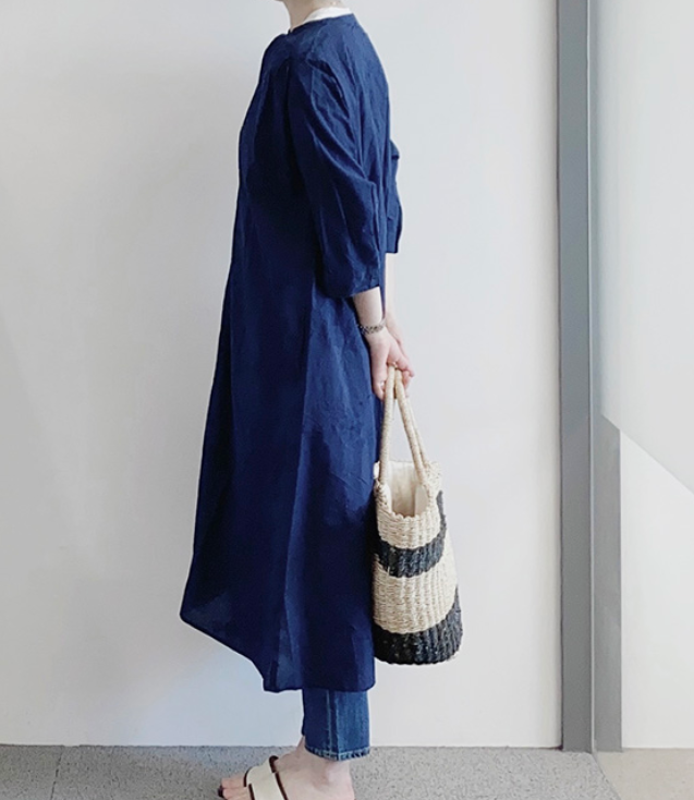刺繍入りフローラルコットンドレス レディース ワンピース コットン100 Iichi ハンドメイド クラフト作品 手仕事品の通販