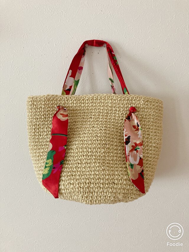 Sold out‼️麻紐バッグ【Flower】