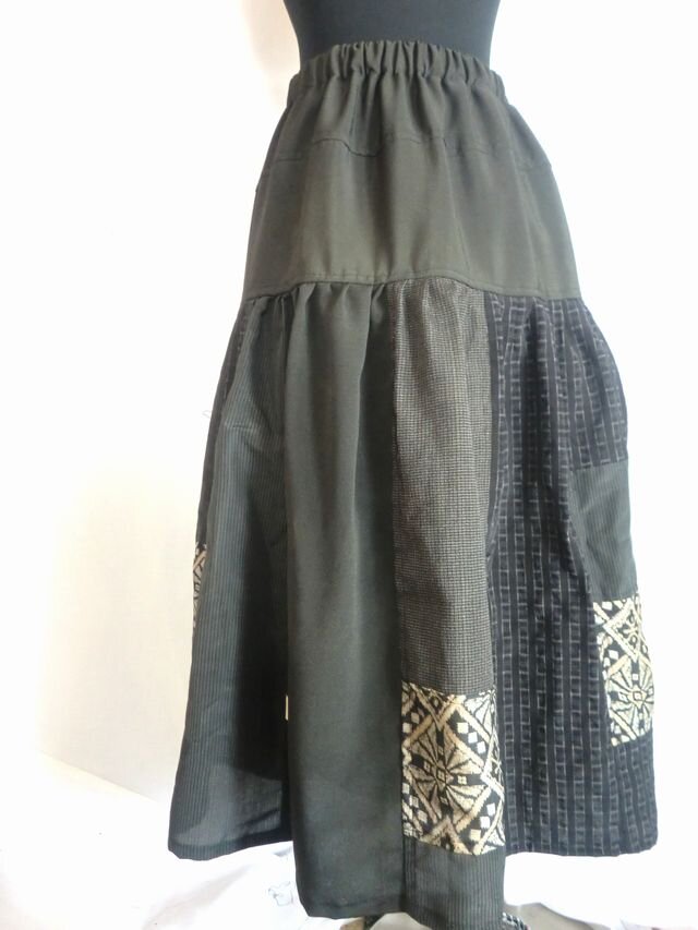 着物リメイクスカート　　1387 | iichi ハンドメイド・クラフト作品・手仕事品の通販