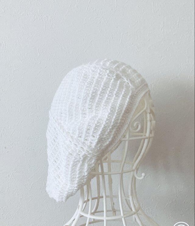Sold out! UVcutコットンのベレー帽