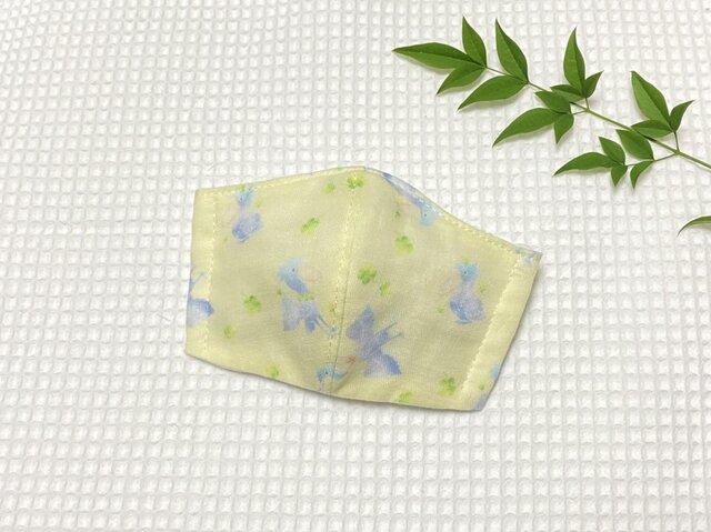 お子様用立体マスク ハッピーハシビロコウの画像1枚目