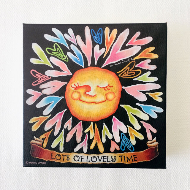 アイガイッパイ キャンバスパネル15cm角