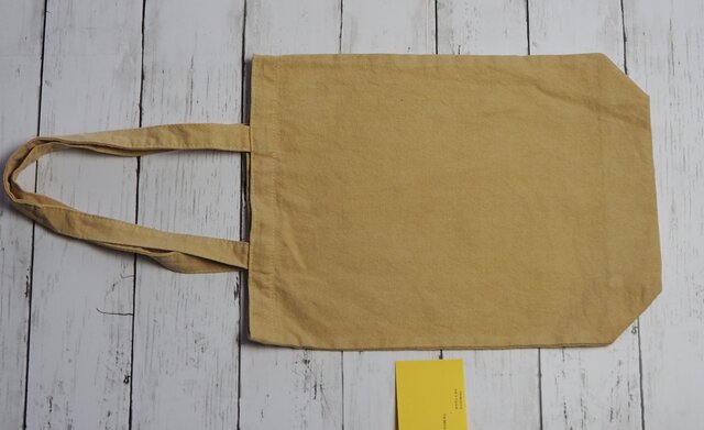 エコバッグ ジャーマンカモミール染め Iichi ハンドメイド クラフト作品 手仕事品の通販