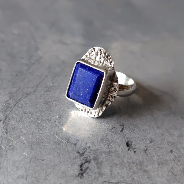 ◆sale◆ラピスラズリシルバーリング#10.5