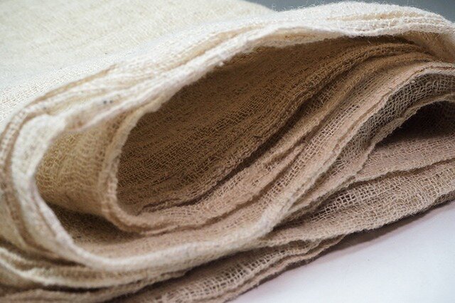 kaya004401 麻布 蚊帳の解き 60×180cm ☆古布古裂/木綿/筒描き