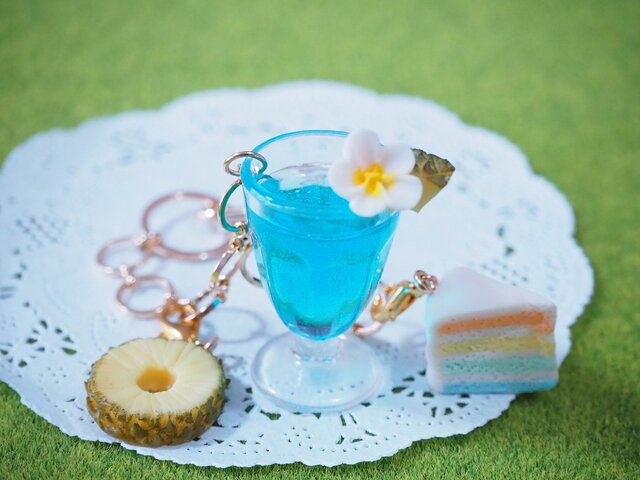 ブルーハワイのバッグチャーム（パイナップル） | iichi 日々の暮らし