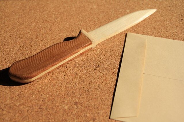 木製ペーパーナイフ Iichi ハンドメイド クラフト作品 手仕事品の通販