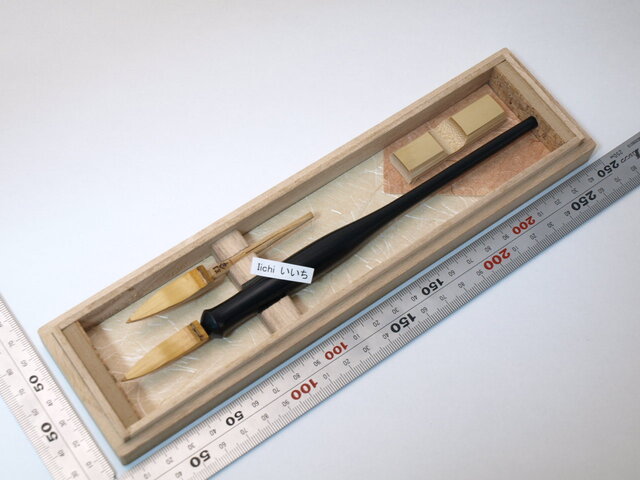 琴一ペン （竹ペン、ペン軸は黒檀） | iichi 日々の暮らしを心地よく