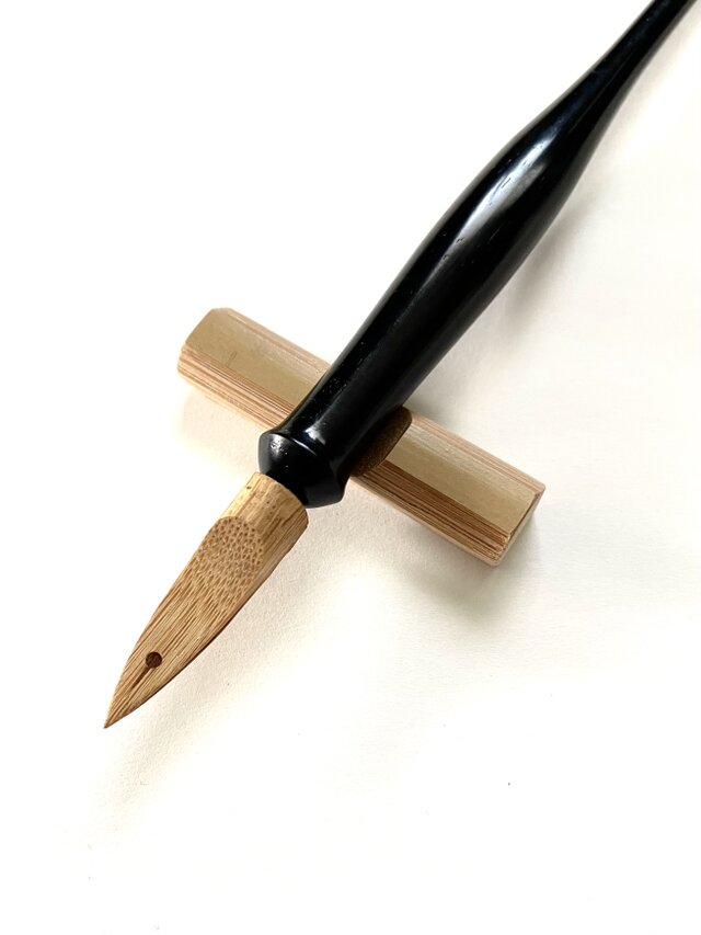琴一ペン （竹ペン、ペン軸は黒檀） | iichi 日々の暮らしを心地よく