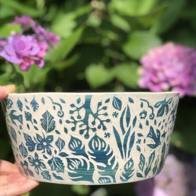 Kakiotoshi Large bowl － 四葉をあなたに