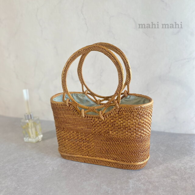 アタカゴバッグ かご・バスケット・雑貨 - menui | 【アタ トートかごバッグ】