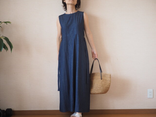 Iichi夏の福袋21 色が選べるストールとデニムワンピの2点セット Iichi ハンドメイド クラフト作品 手仕事品の通販