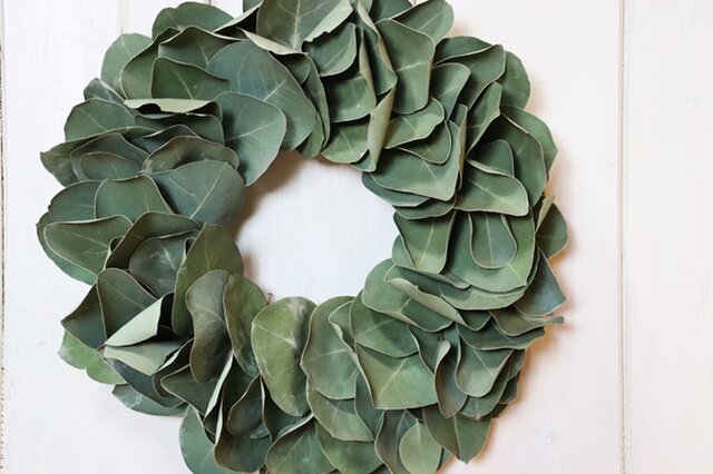 シンプルミニリース ポポラスベリー スモークツリー ラッピング無料