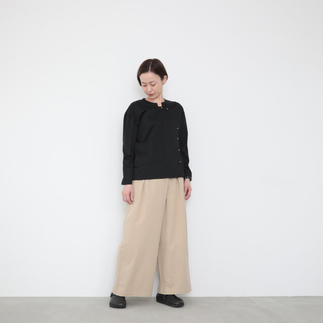 Shiki pants / light beigeの画像1枚目