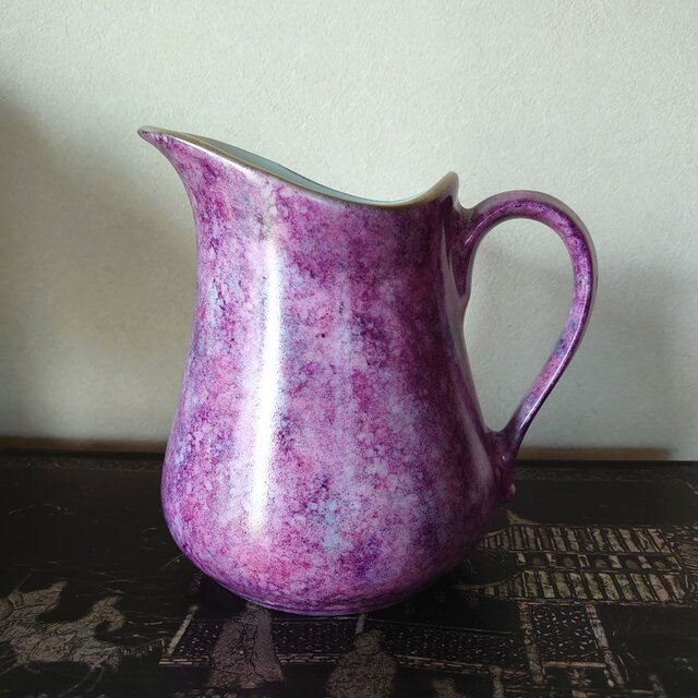 水差し・大　Alba 紫×プラチナ　の画像1枚目