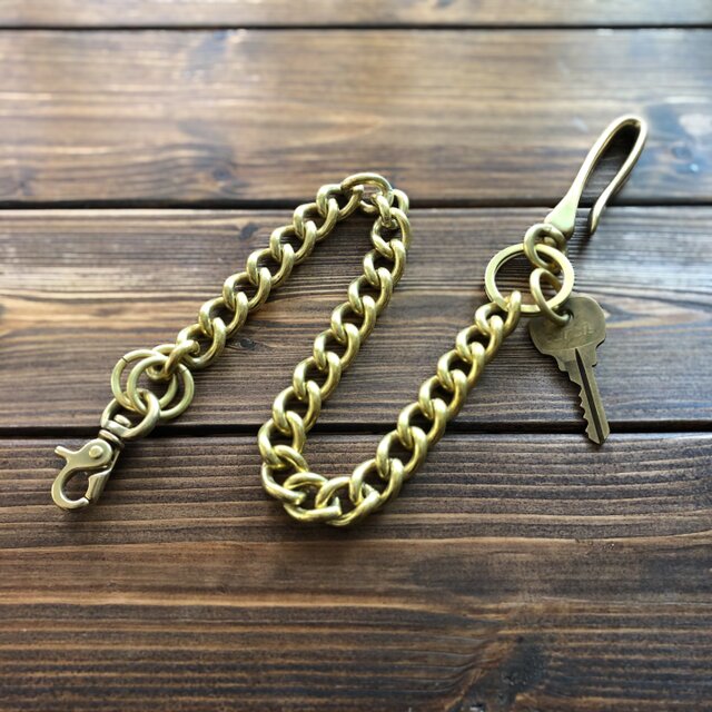 Wallet Chain Brass 太喜平 フック】 | iichi - ハンドメイド