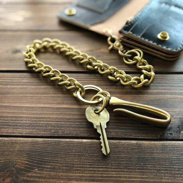 【Wallet Chain Brass 太喜平 フック】