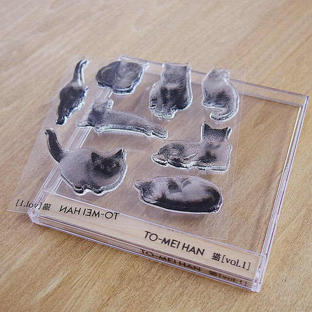 TO-MEI HAN 猫[vol.1] -超再現クリアスタンプ- iichi ハンドメイド・クラフト作品・手仕事品の通販