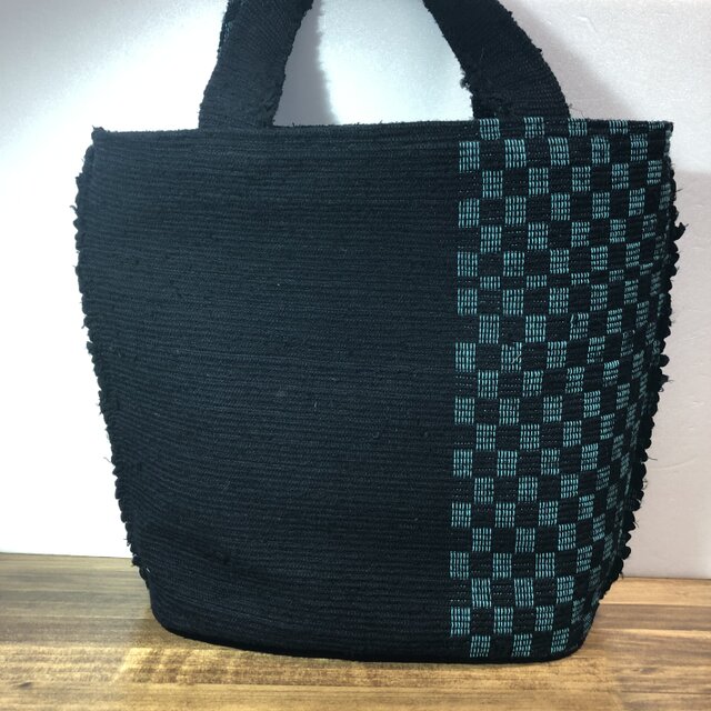 裂き織りバッグ 手織り Iichi ハンドメイド クラフト作品 手仕事品の通販
