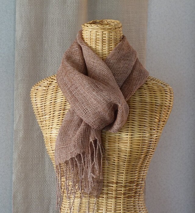 ☆七夕フェア☆リネンストール・・柿渋ⅰ