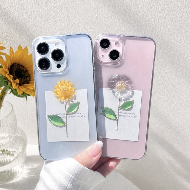 R35 ひまわり【選べるカラー】 iPhoneケース スマホケース