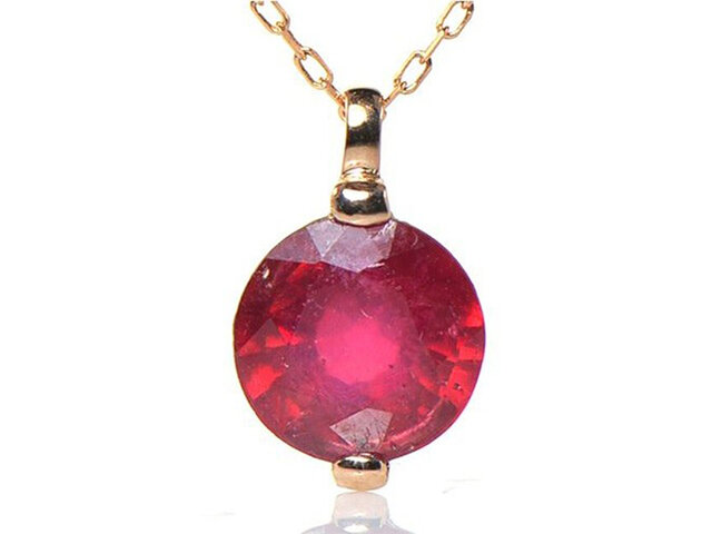 ルビーk18ペンダントトップ K18 ルビー ペンダントトップ プレシーマ BY046 | iichi 日々の暮らし