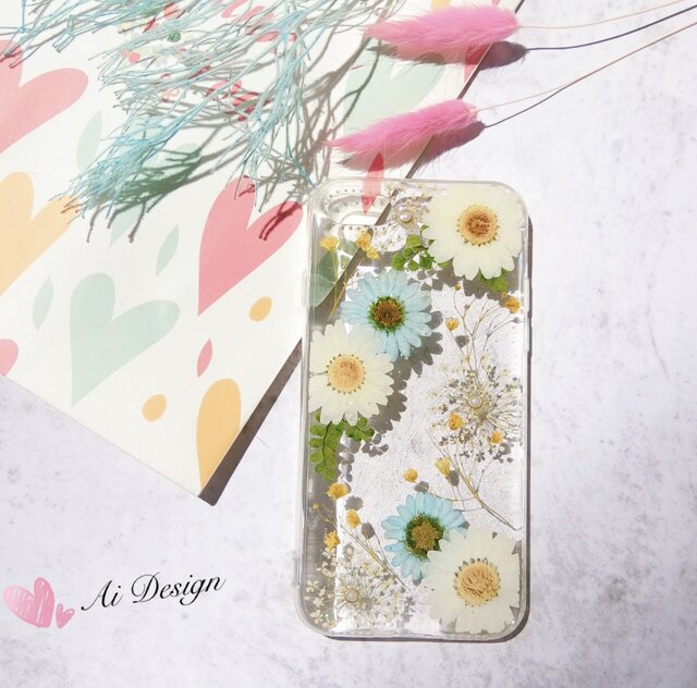 なつみ❁iPhoneケース❁押し花 楽天市場】iPhone11 ケース 押し花 ハンドメイド ドライフラワー