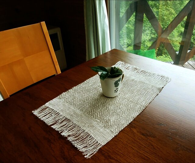 （専用画面）藍染古布×ミナペルホネンのランチョンマット2枚 本日特価】 専用画面）藍染古布×ミナペルホネンのランチョン