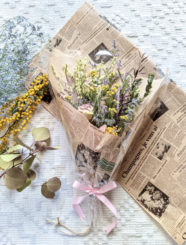 SALE】さわやかミニリース ポポラスベリー スモークツリー