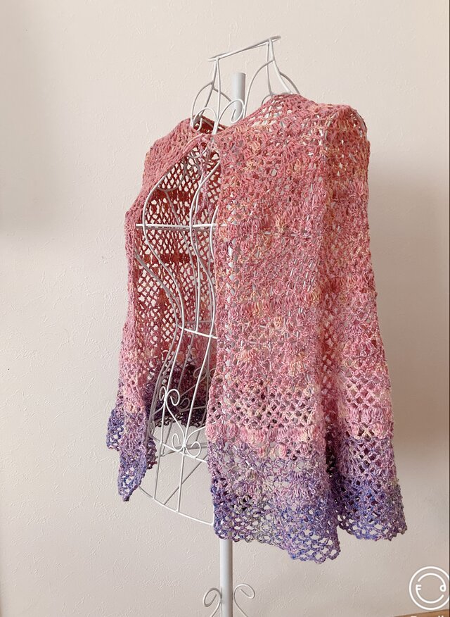 Sold out! コットンのロングケープ