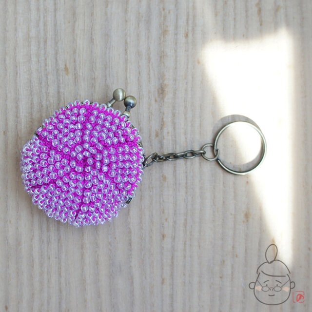 ばあば作☆まぁるいちびがま（rosepink・812）