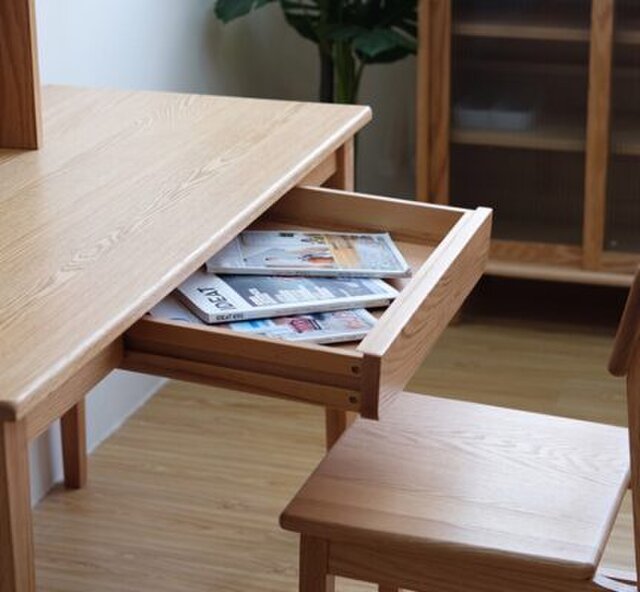 【樫木無垢材】ハンドメイドサイドテーブルorPCデスク オーダーメイド 職人手作り パソコンデスク デスク テーブル 机