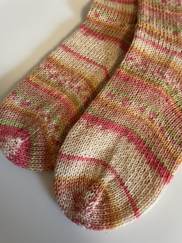 手編み靴下 #156 ペロリ様 手編み靴下 #156 ペロリ様 手編み靴下 #156 ペロリ様