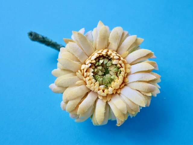 布花 イエローガーベラの画像1枚目