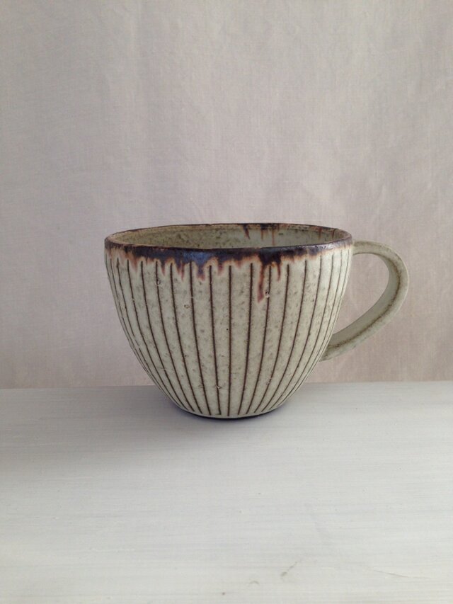 掻き落としマグカップB